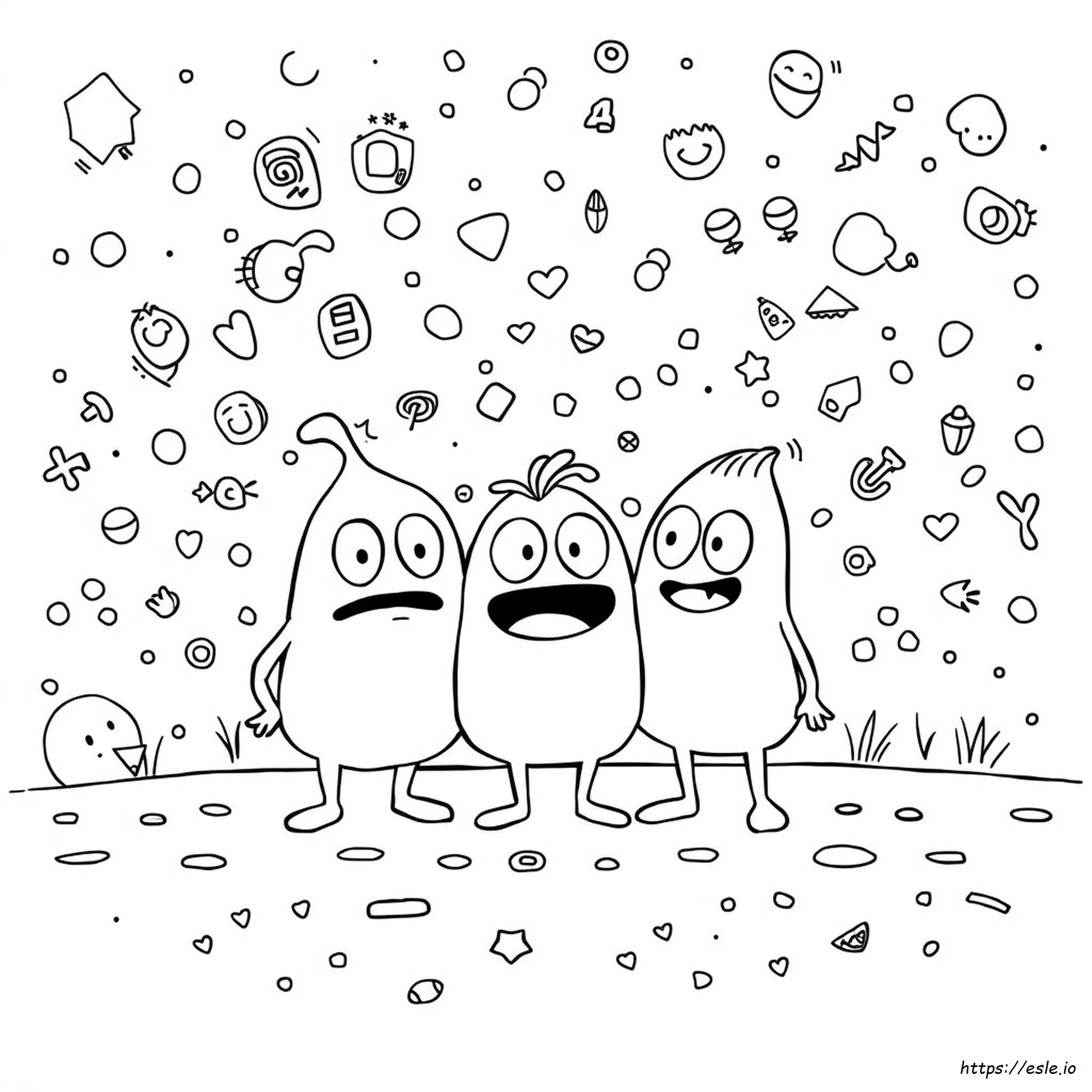 Coloriage Oddbods