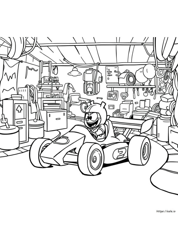 Hoonigan Coloring Pages