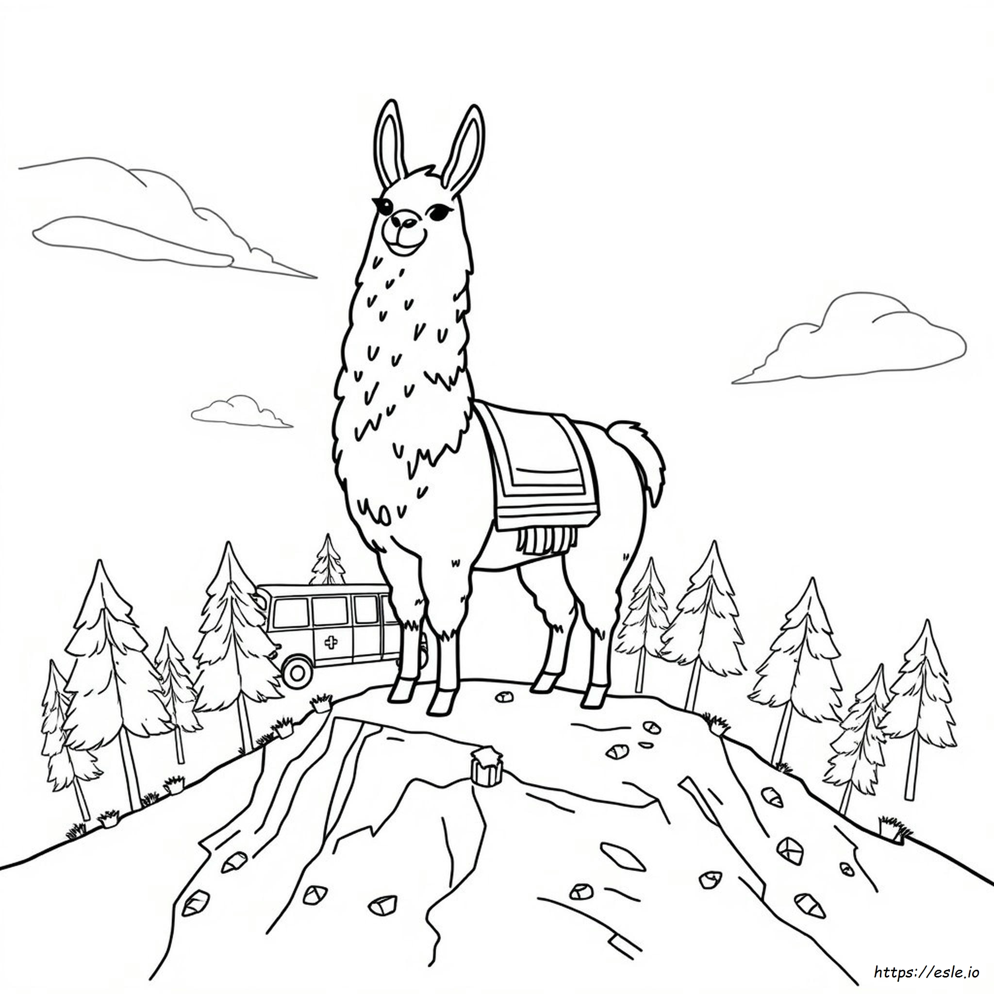 Fortnite Llama Coloring