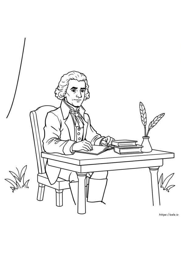 Thomas Jefferson Da Colorare