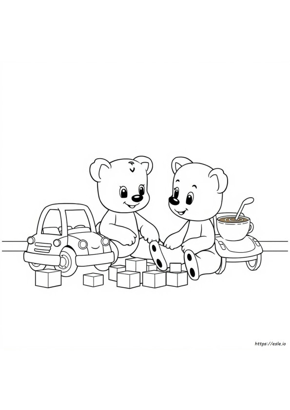 Bluey Boyama Sayfası Yazdırılabilir