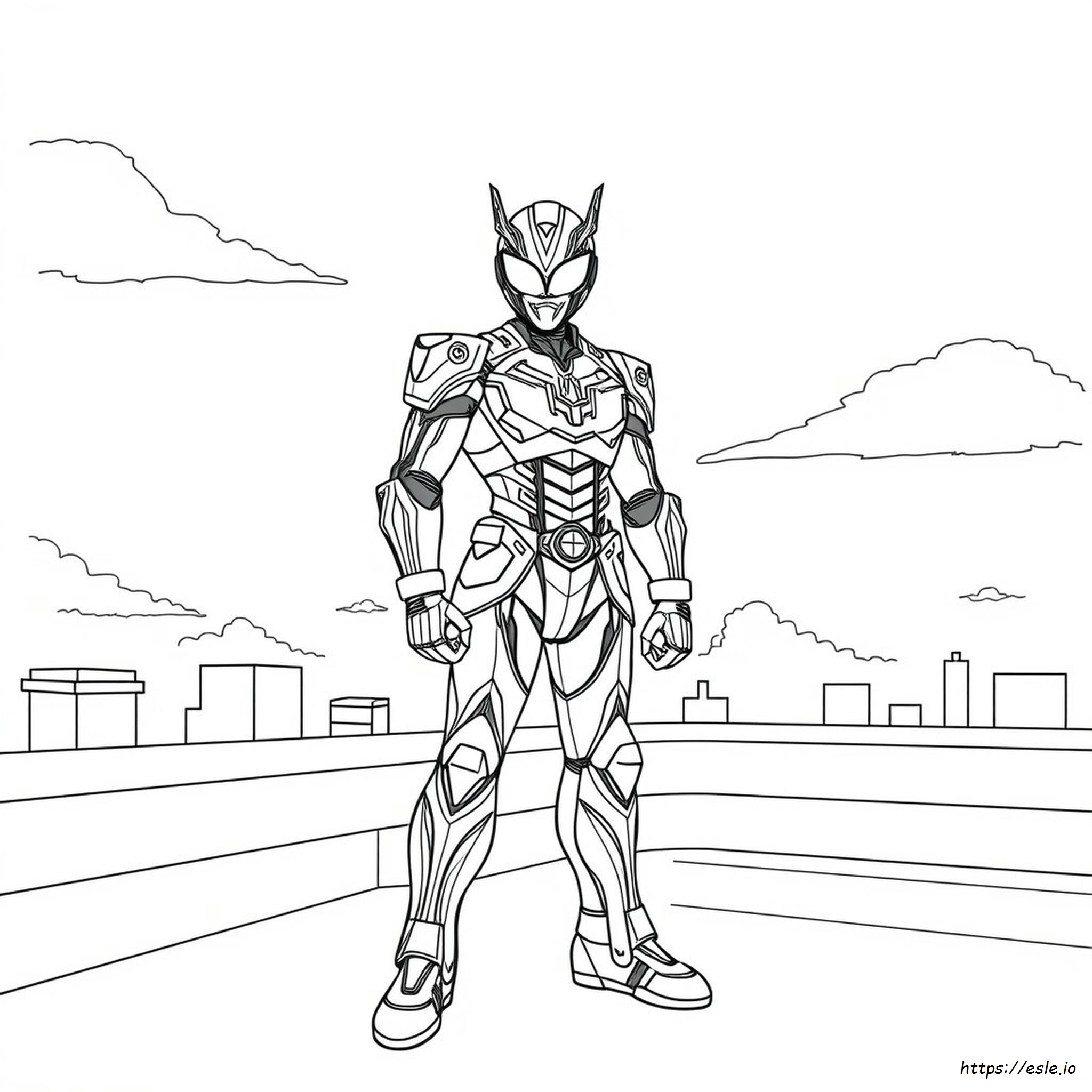 Kamen Rider Zero One Coloring Pages
