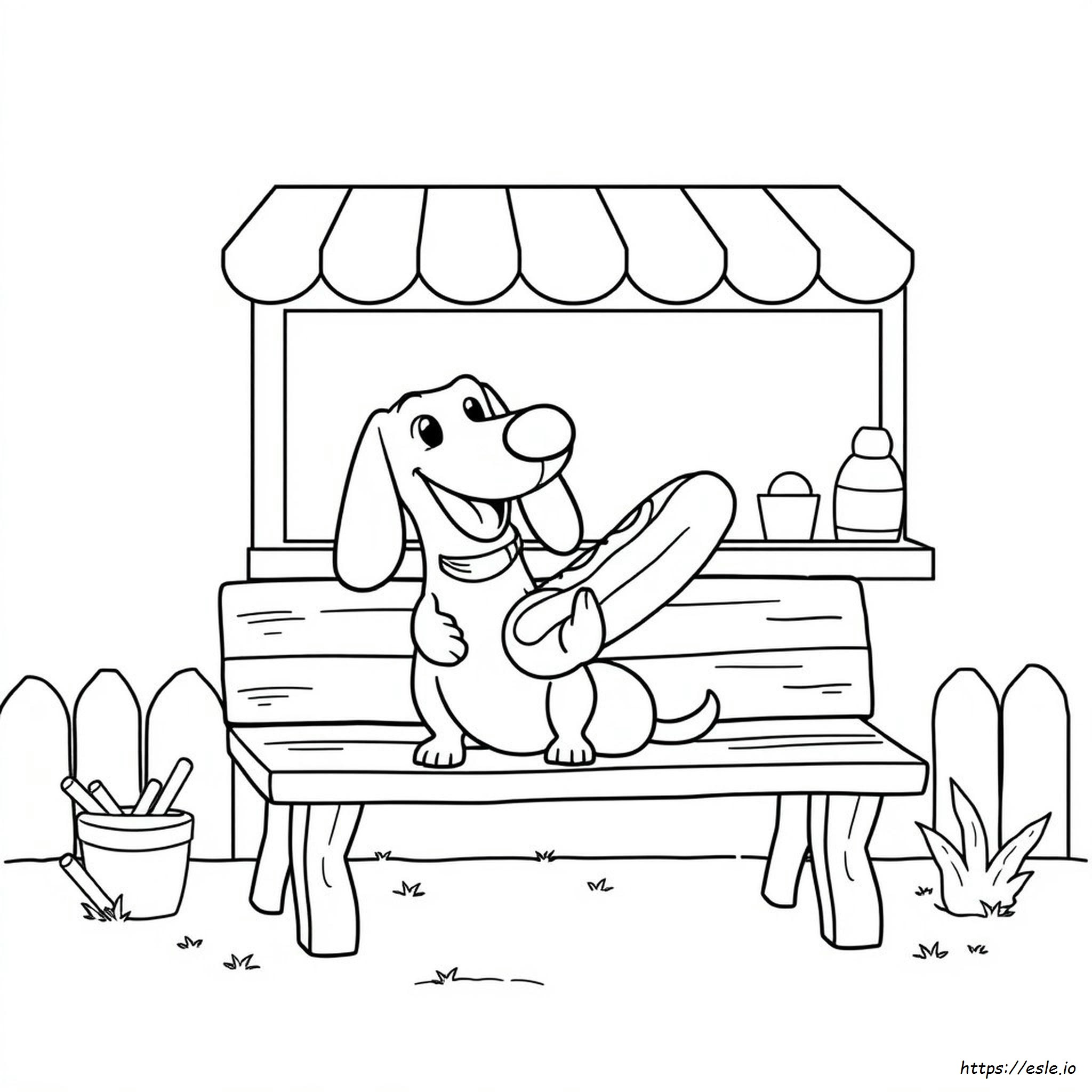Sausage Dog Coloring Pages