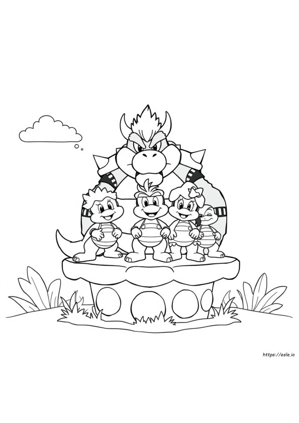 Koopalings Colouring Pages