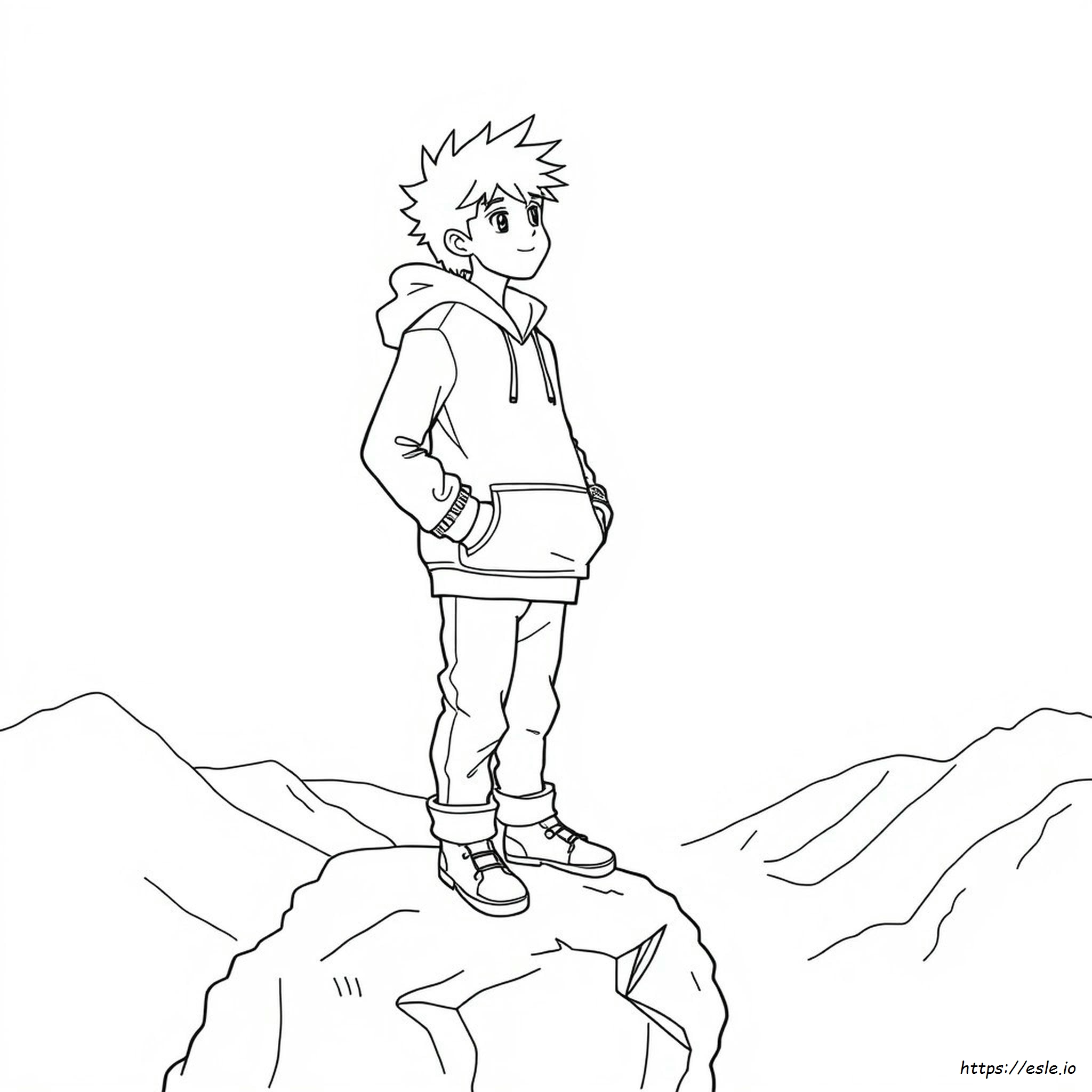 Coloriage Gojo Satoru