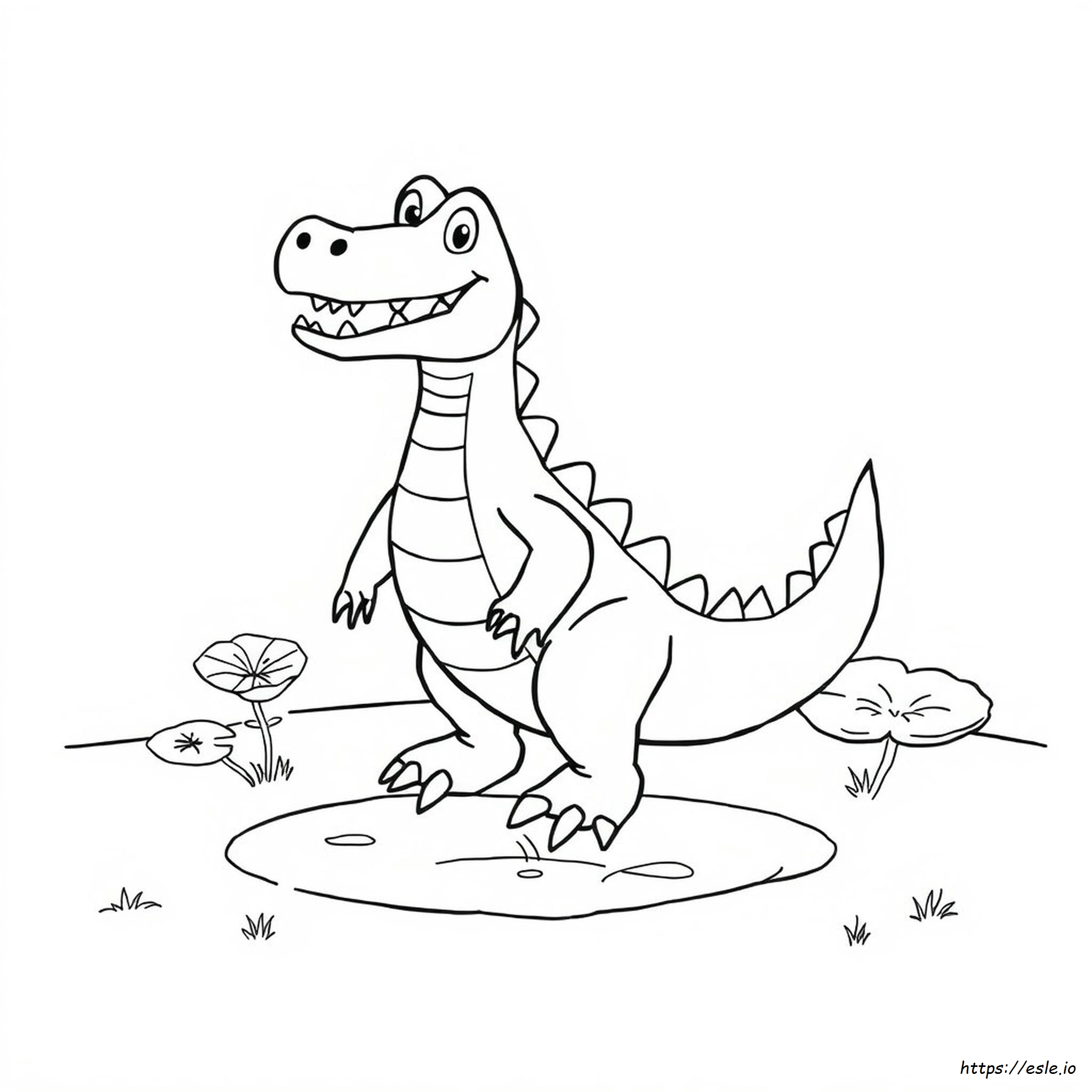 Croconaw Para Colorear