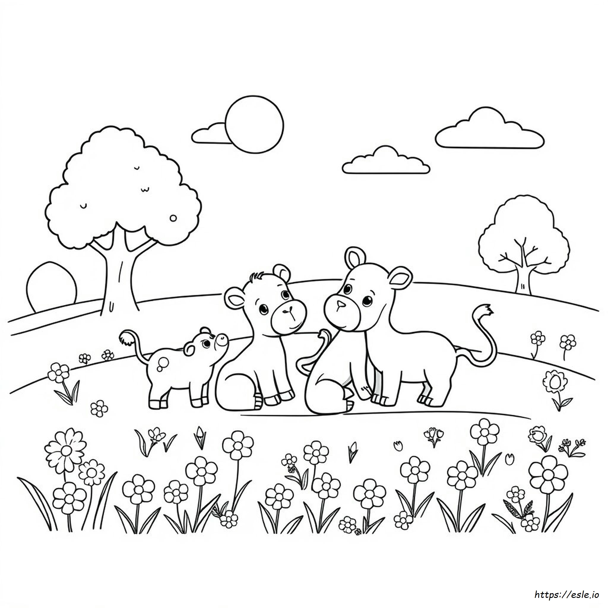 Preschool Coloring Pages Pdf Animals