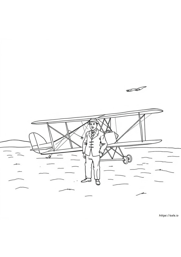 The Wright Brothers Coloring Pages