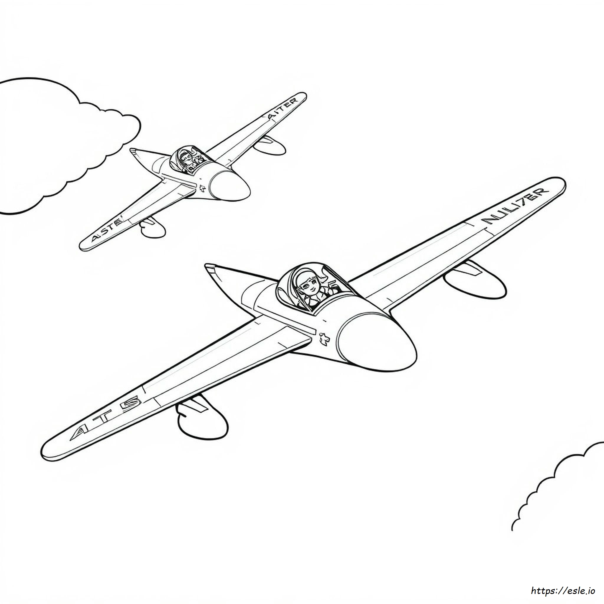 Top Gun Colouring Pages