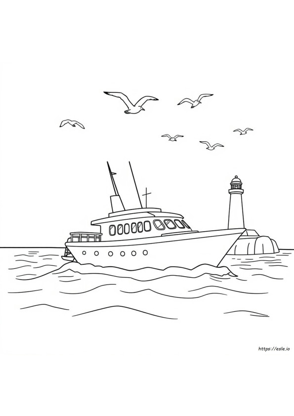 Laiva Värityskuvat