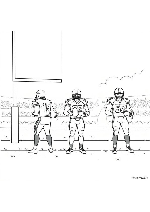 Denver Broncos Coloring Page