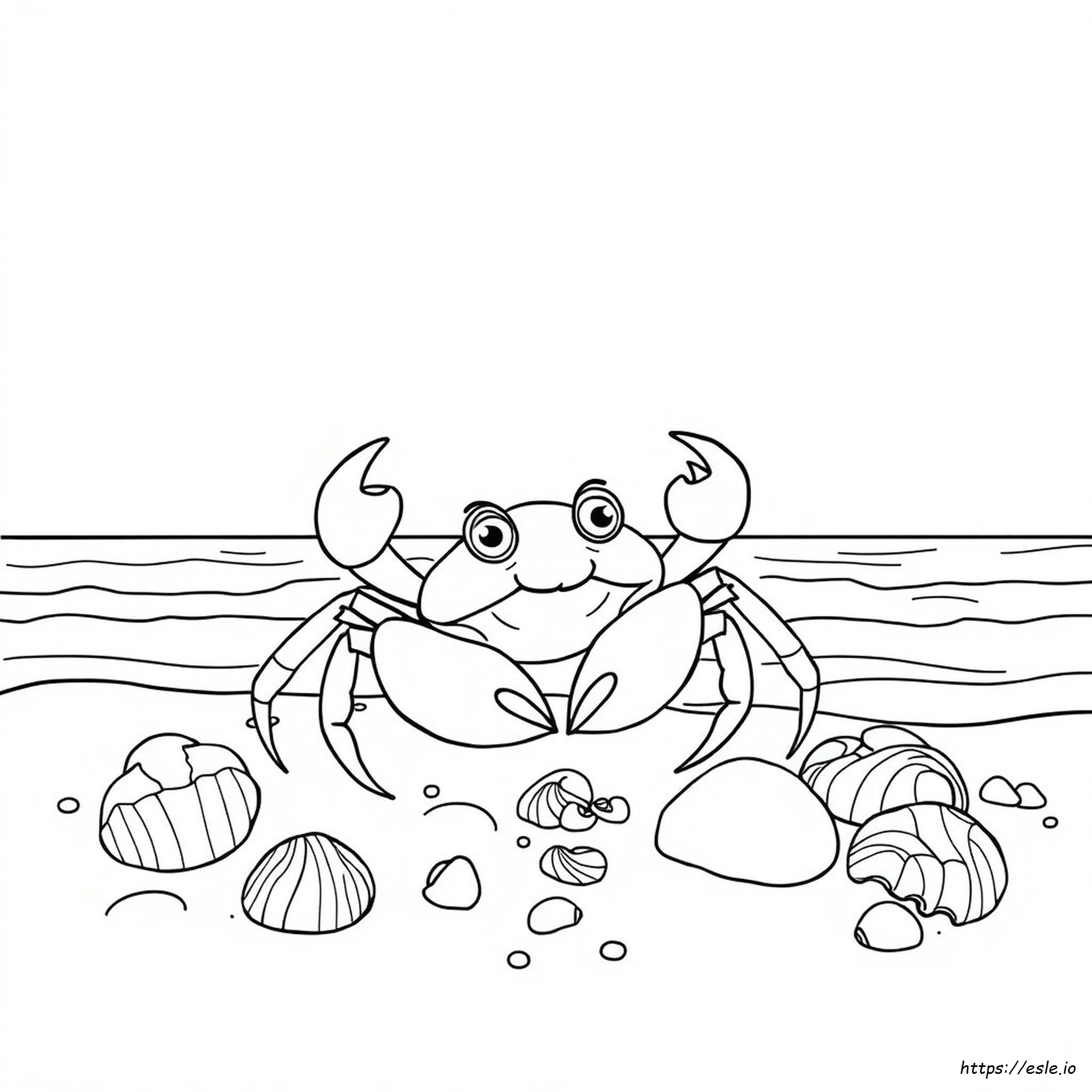 Crab Colouring Images