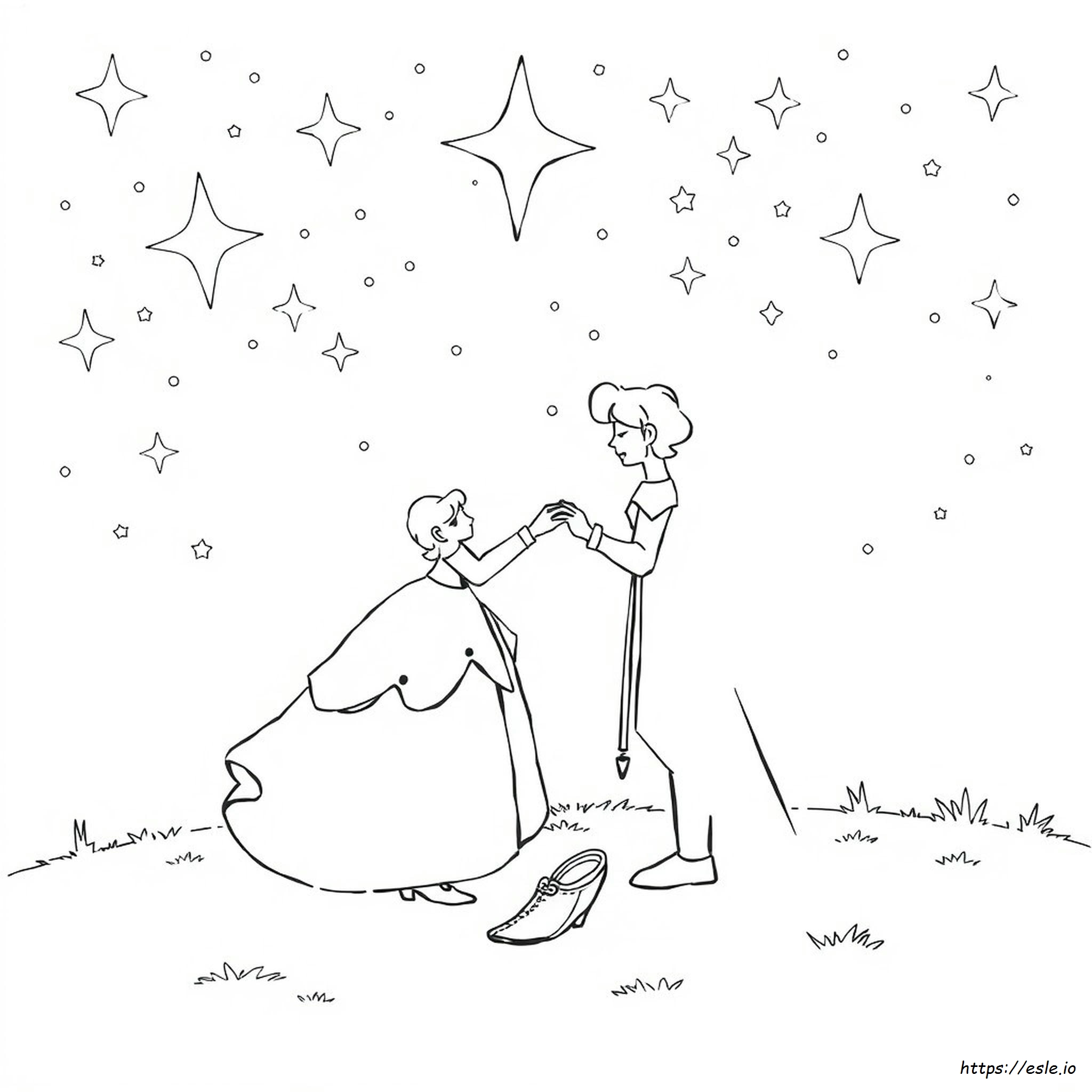 Cinderella Prince Coloring Pages