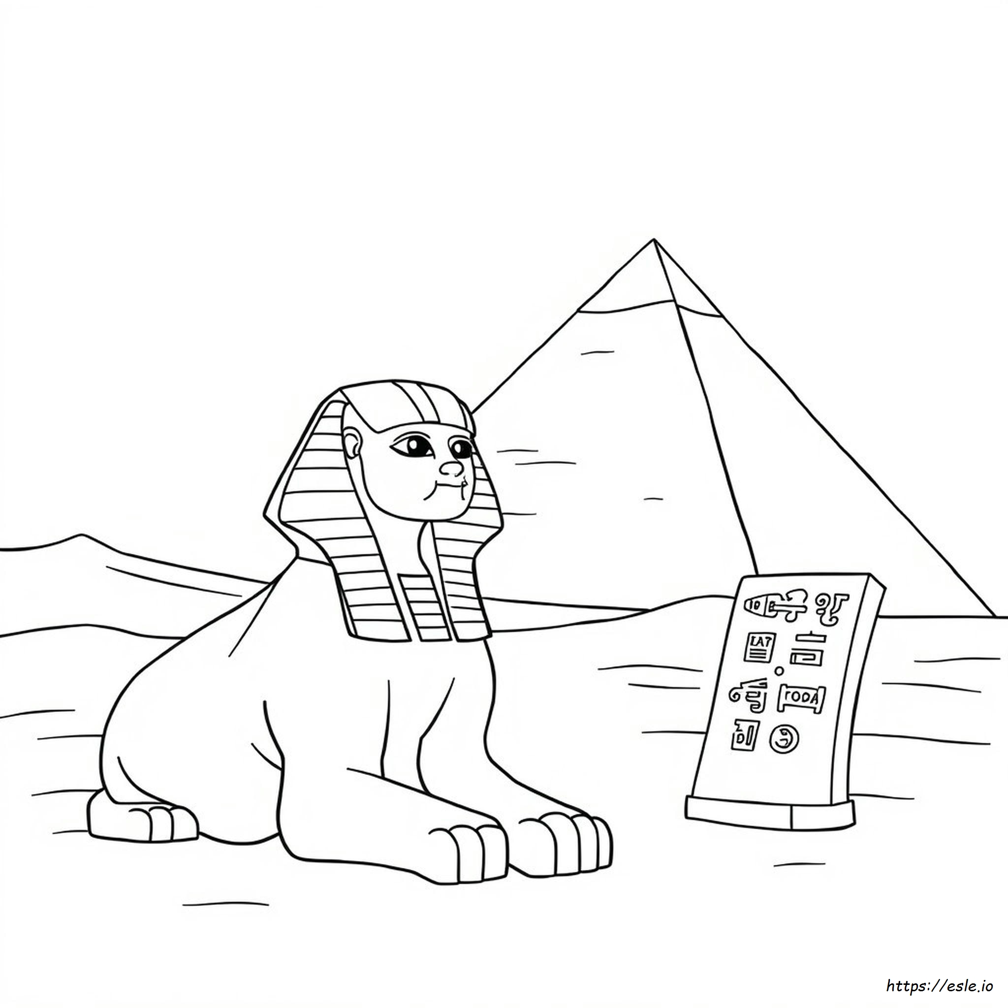 Egypte Kleurplaten Printbaar kleurplaat