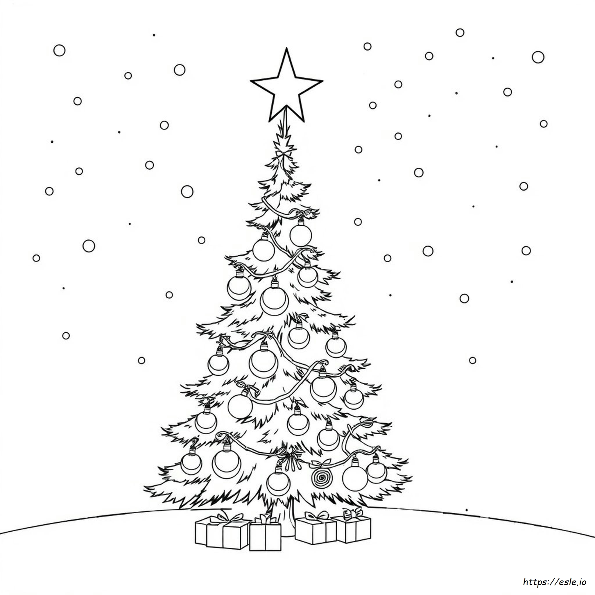 Coloriage Manga Noël