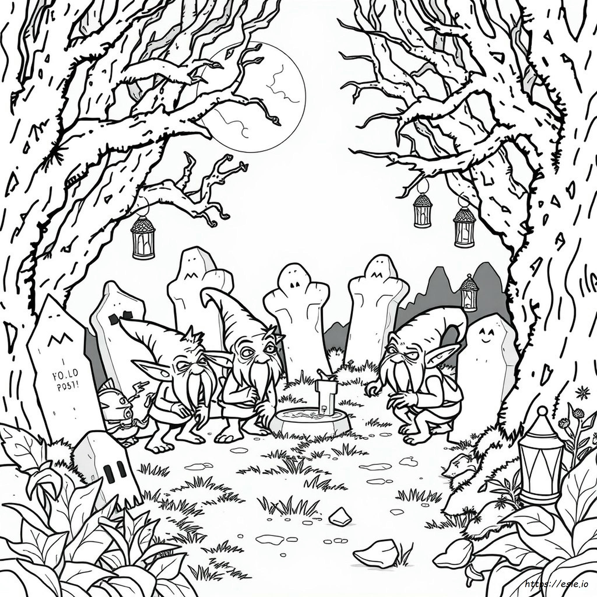 Goblincore Coloring Pages