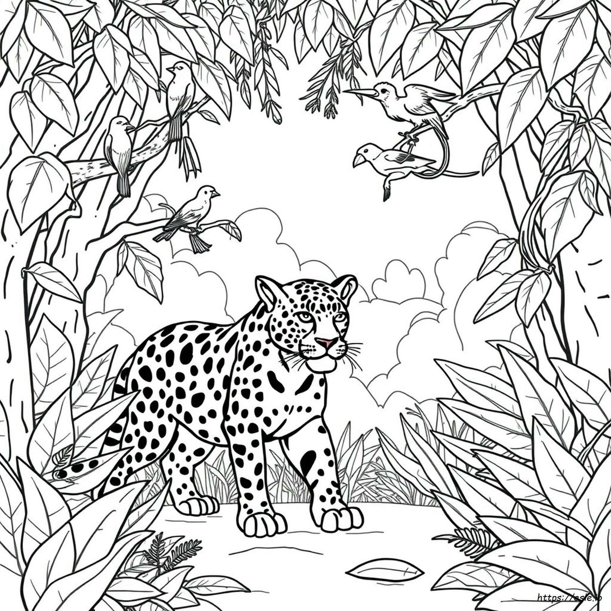 Amazonas Tiere Ausmalbilder