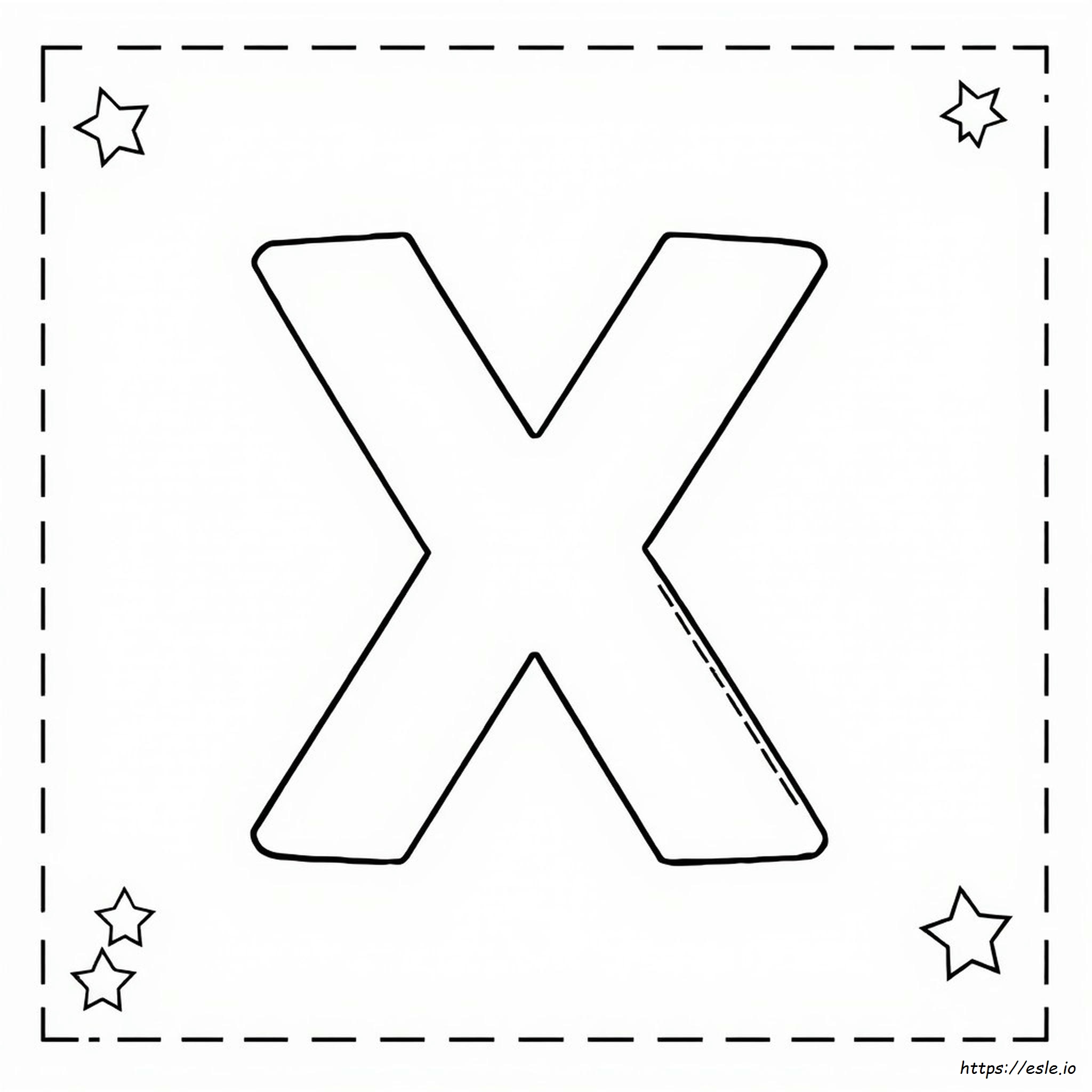 Printable Letter X Coloring Pages