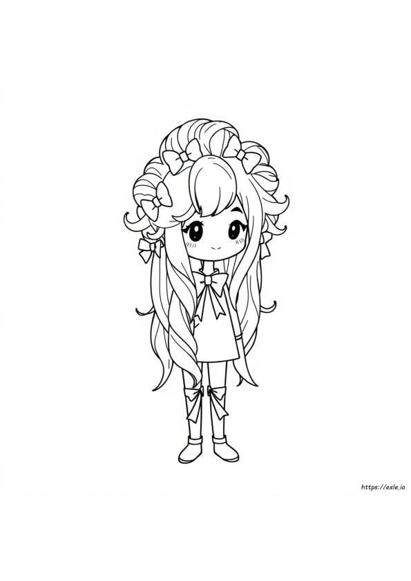 Peluca Para Colorear
