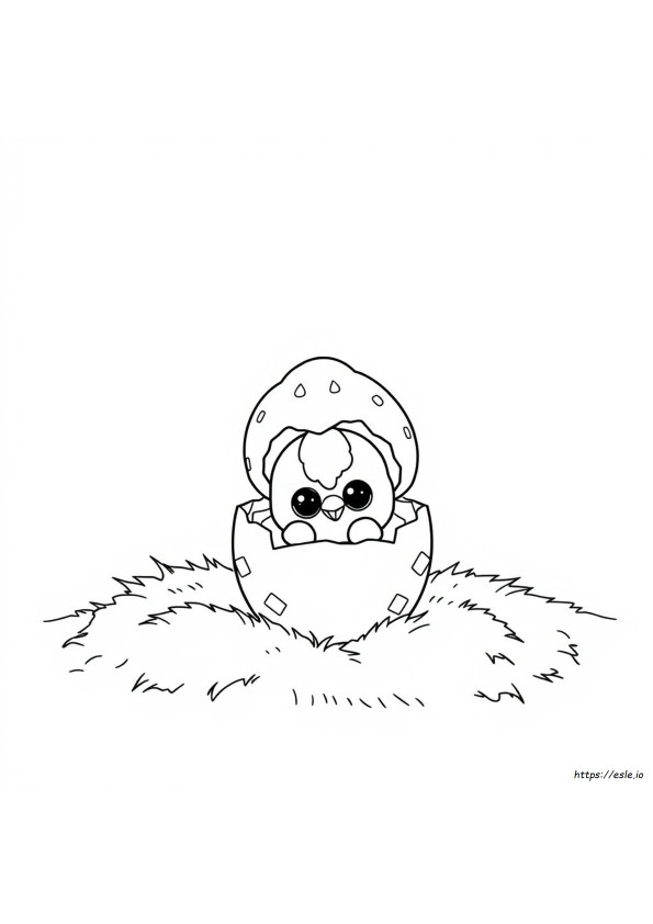 Hatchimal De Colorat