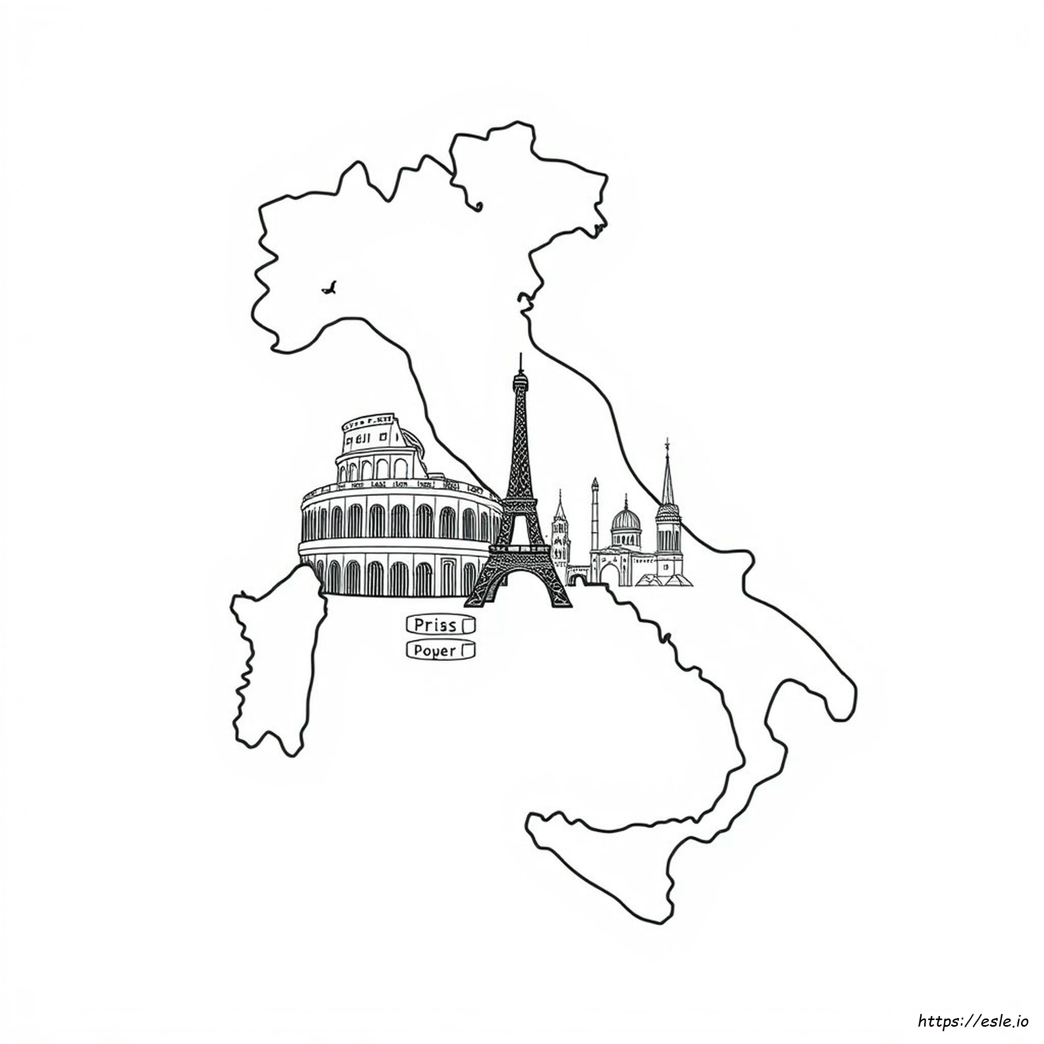 Italy Coloring Pages