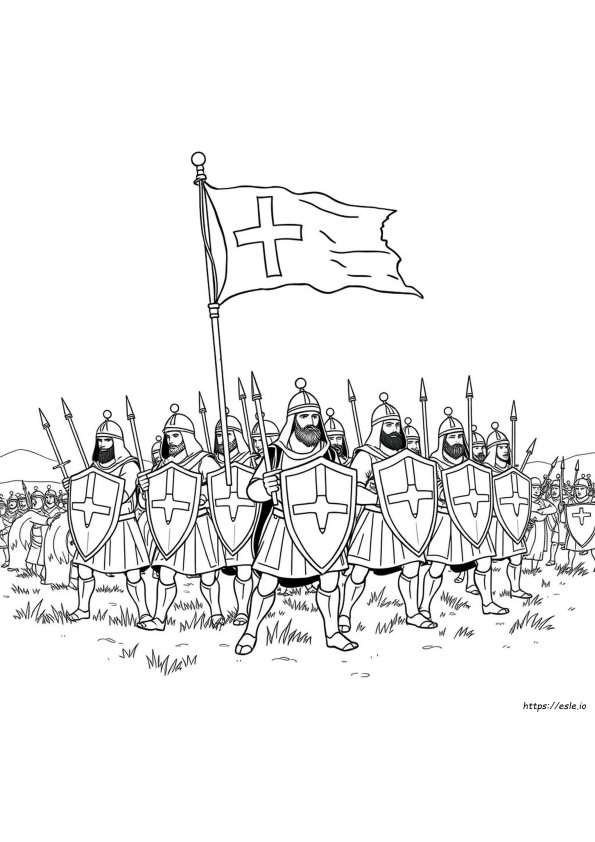 Army Of Helaman Coloring Page