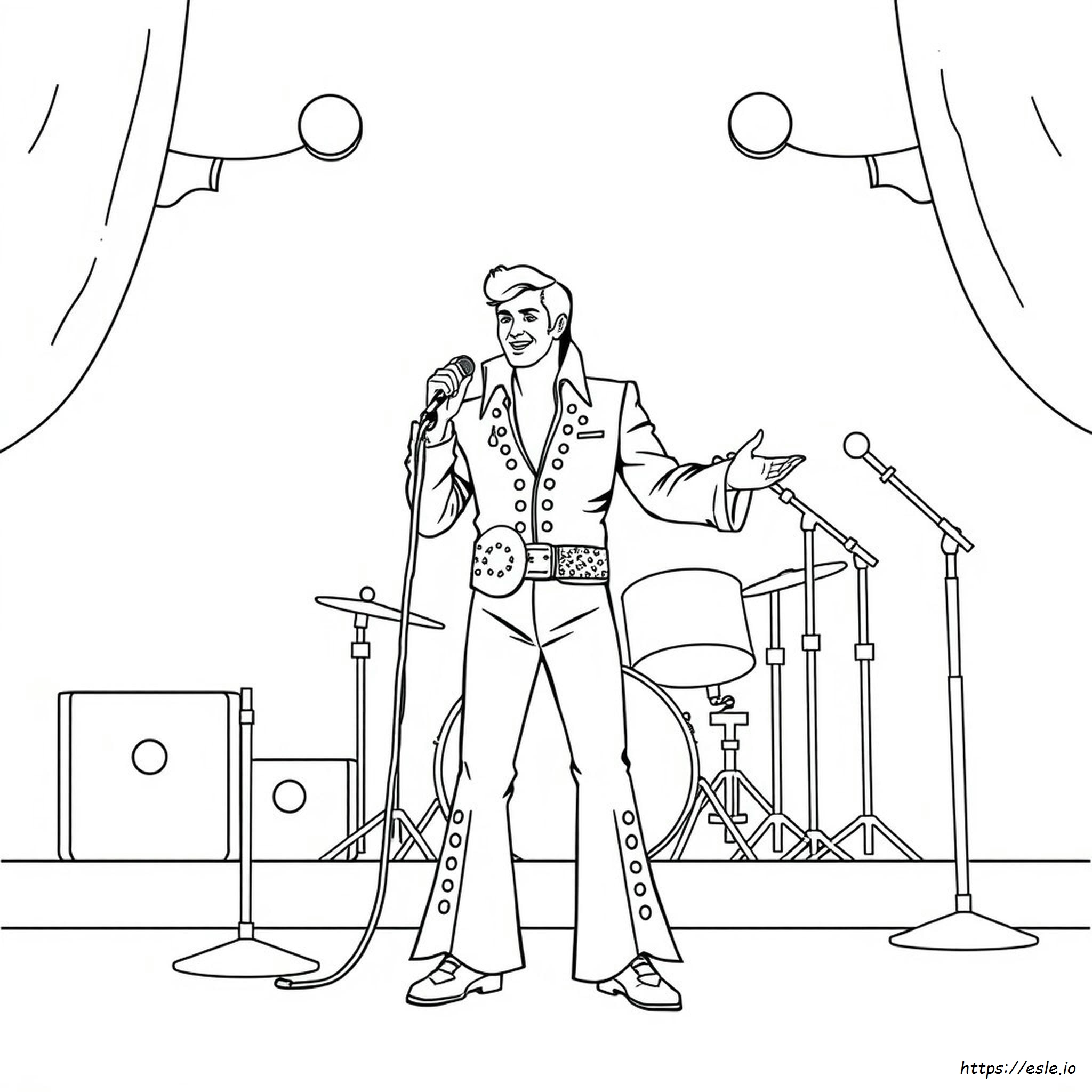 Elvis Coloring Pictures