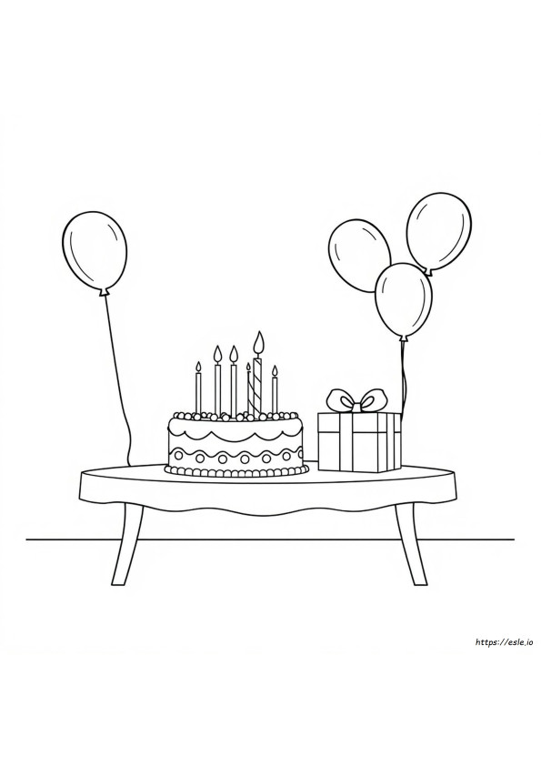 Coloring Pages Of Happy Birthday