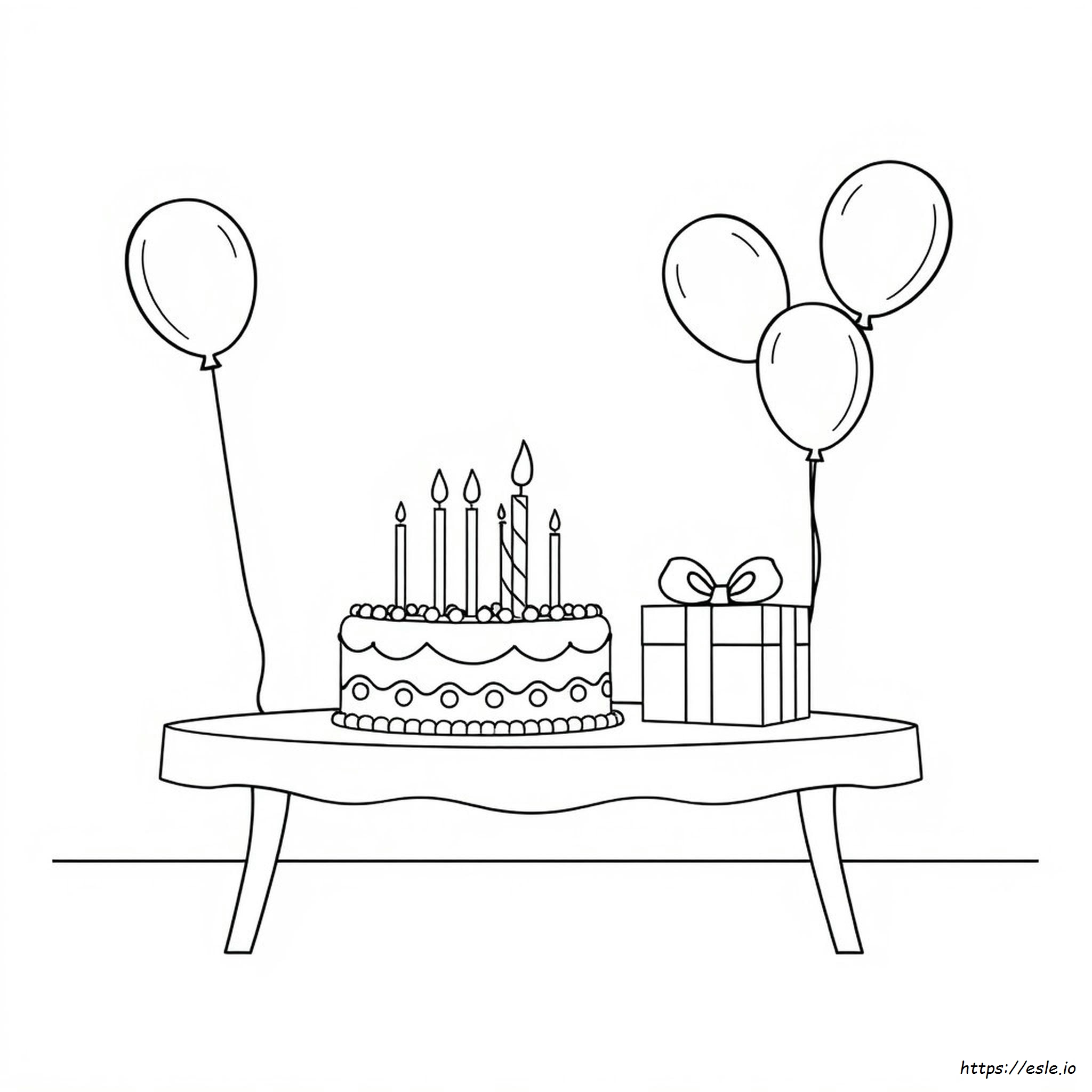 Coloring Pages Of Happy Birthday