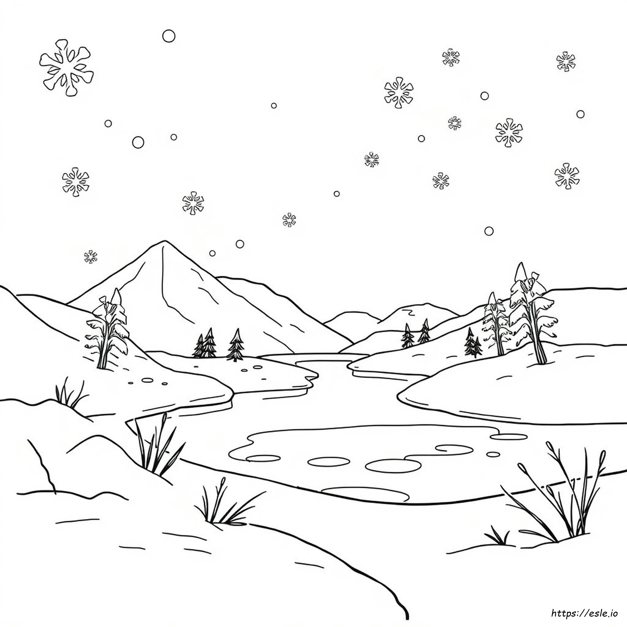 Ice Colouring Pages