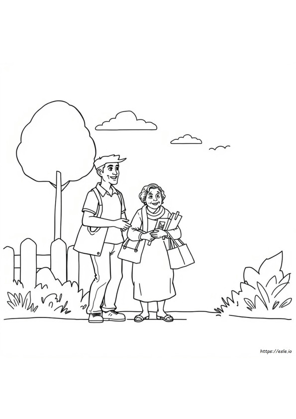 Coloriage Bon Samaritain