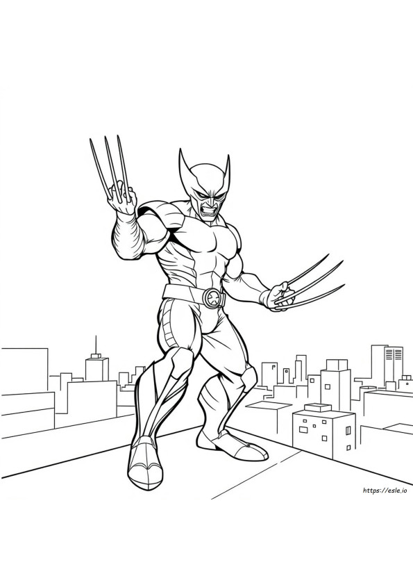 X-Men Wolverine Kleurplaten