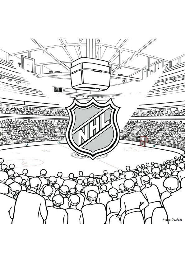Nhl Logo Colouring Pages