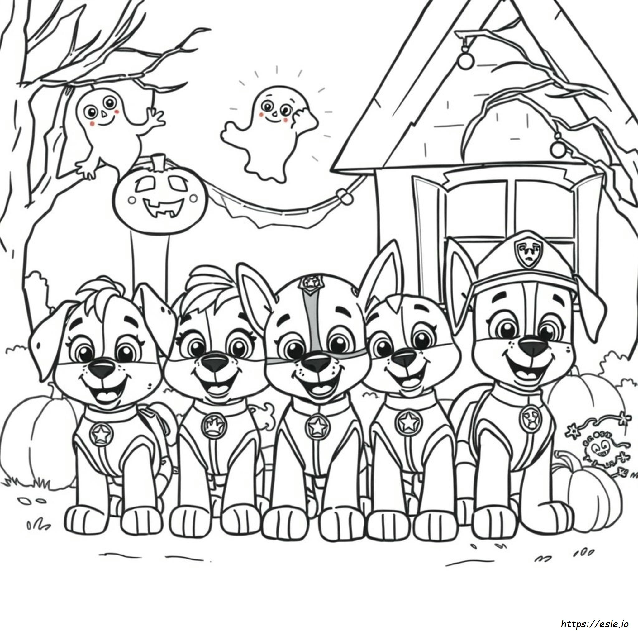 paw patrol halloween coloring pages – Image 10