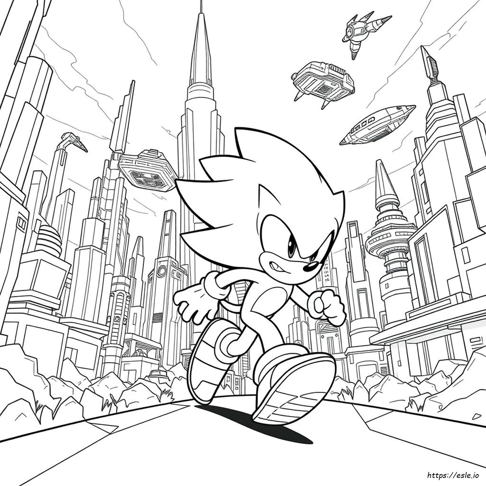 Sonic Prime Ücretsiz Boyama Sayfaları
