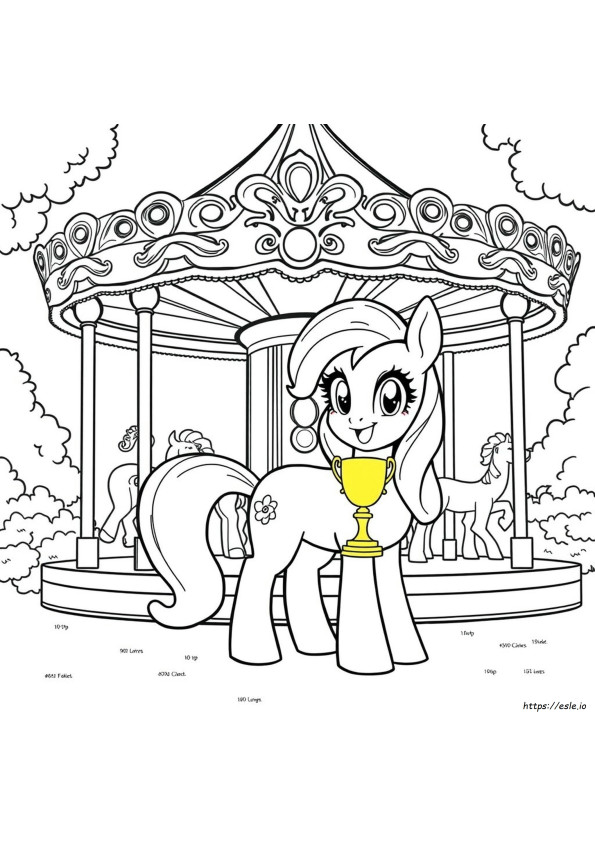 Vintage My Little Pony Coloring Pages