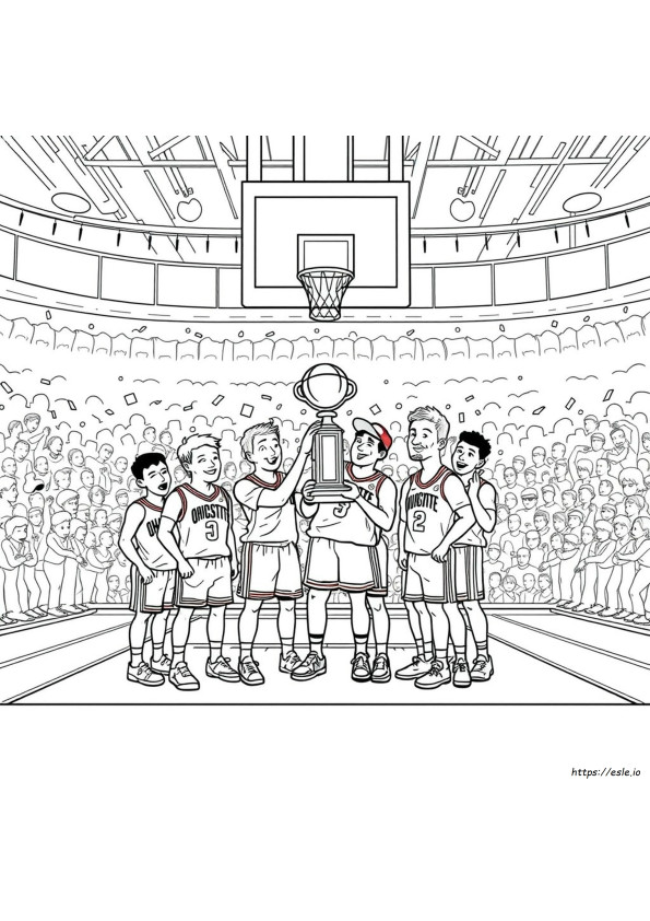 Ohio State Basketbol Boyama Sayfaları