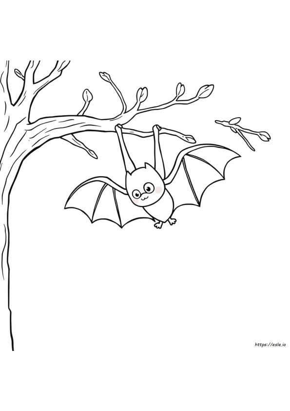 Murciélago Para Colorear