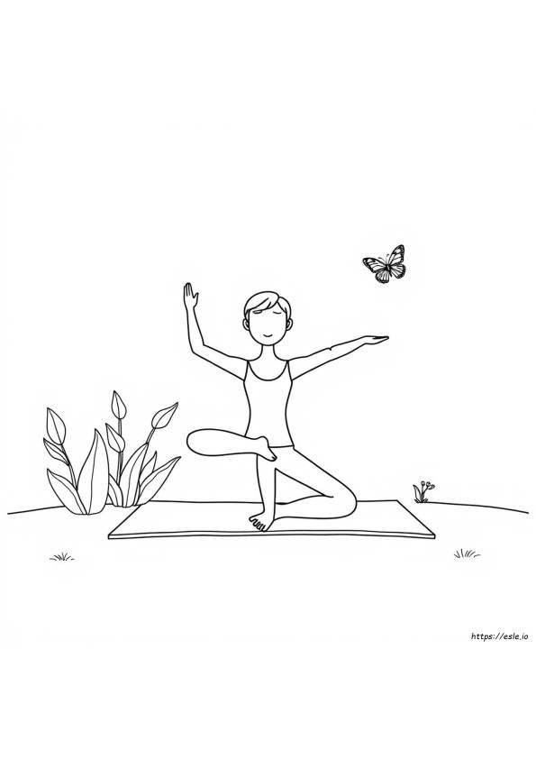 Yoga Kleurplaten Printbaar
