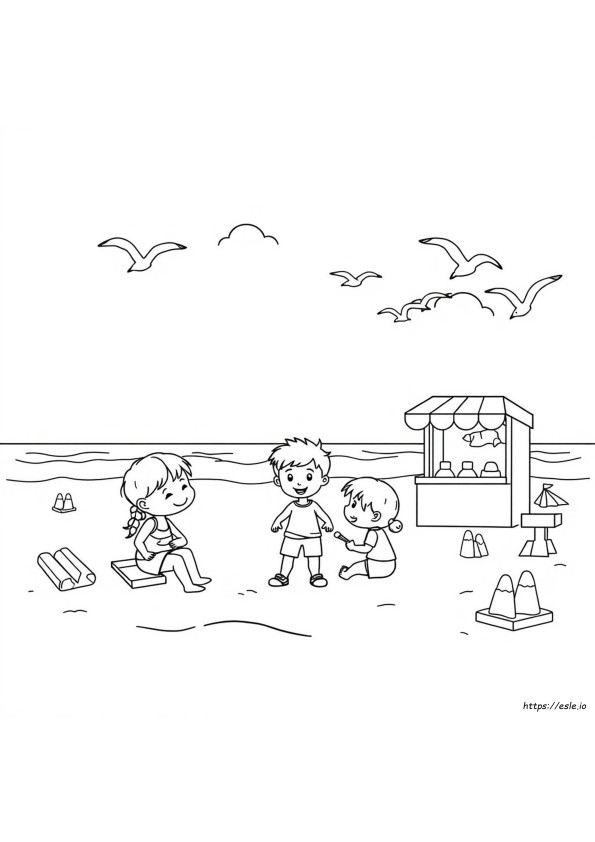 Free Printable Preschool Summer Coloring Pages
