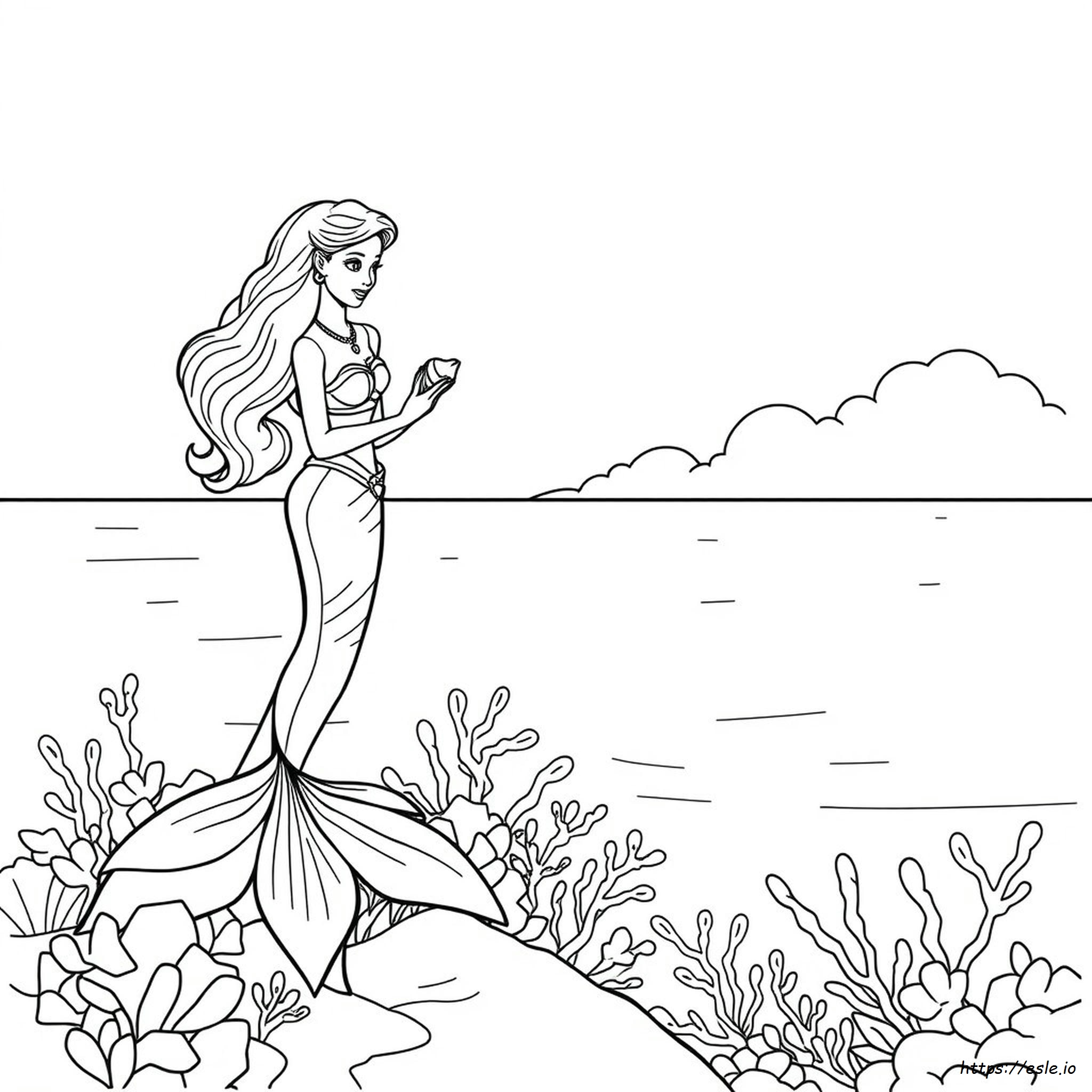 Barbie Fairytopia Mermaidia Coloring Pages