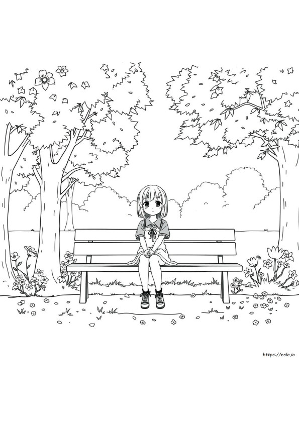 Anime For Colouring
