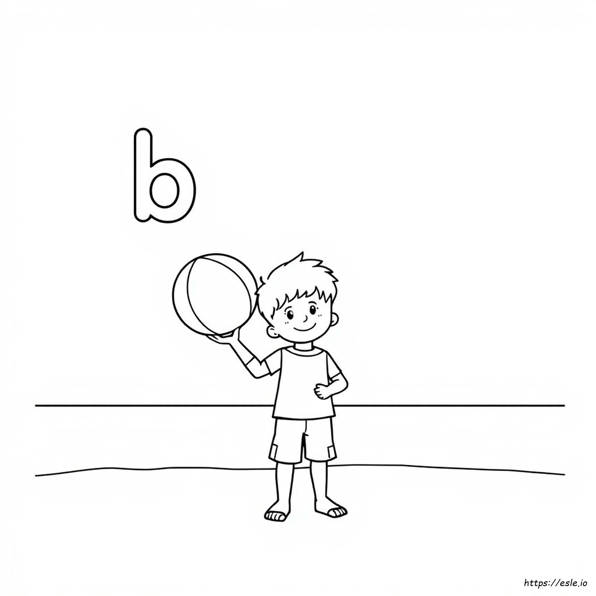 Disegni Da Colorare Con La Lettera B