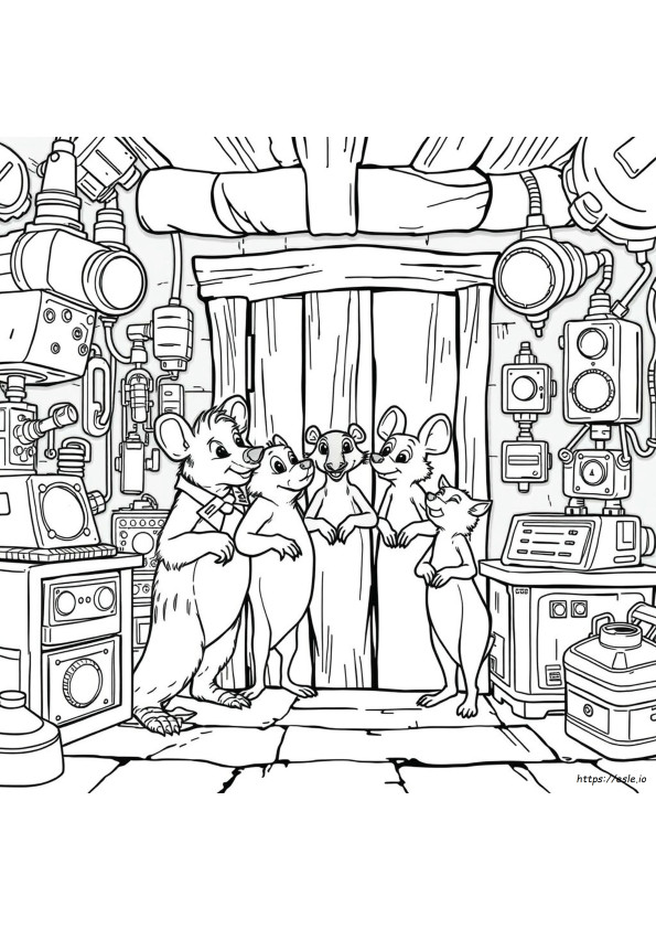 Disegni Da Colorare Il Segreto Di Nimh
