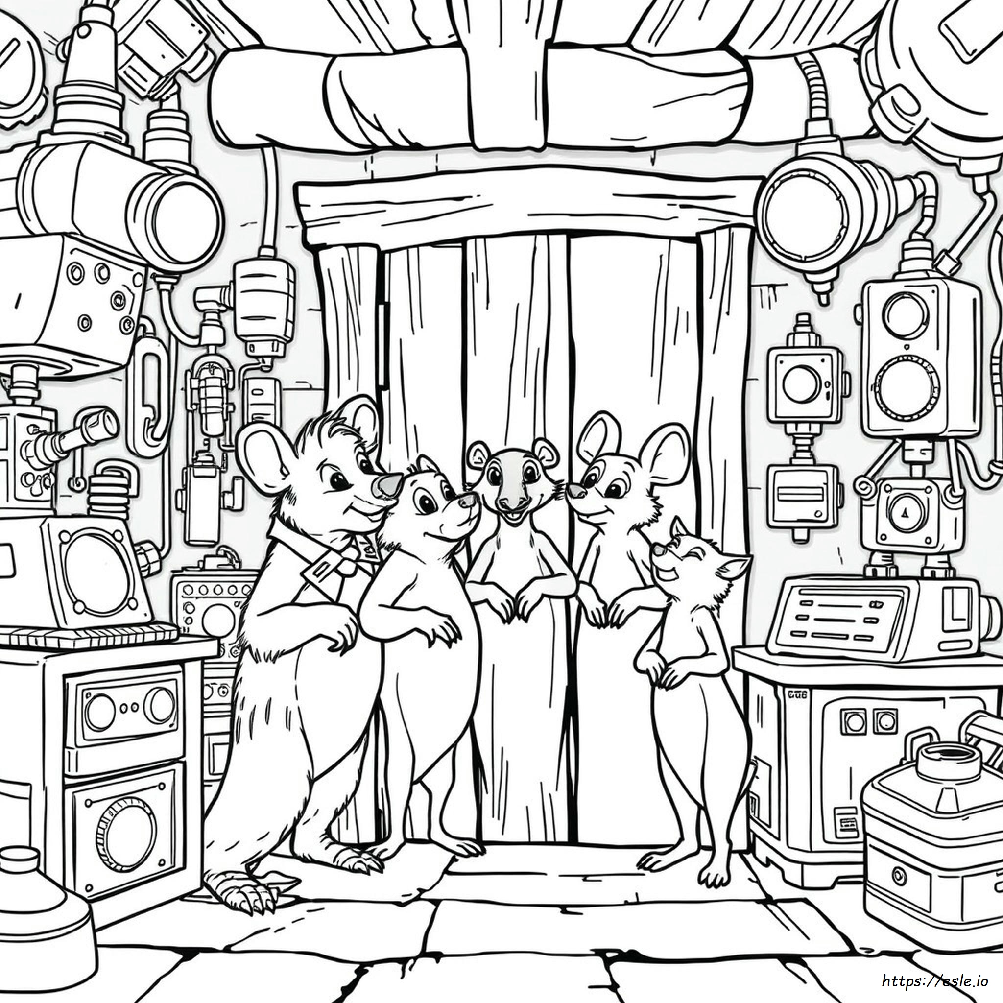 Secret Of Nimh Coloring Pages