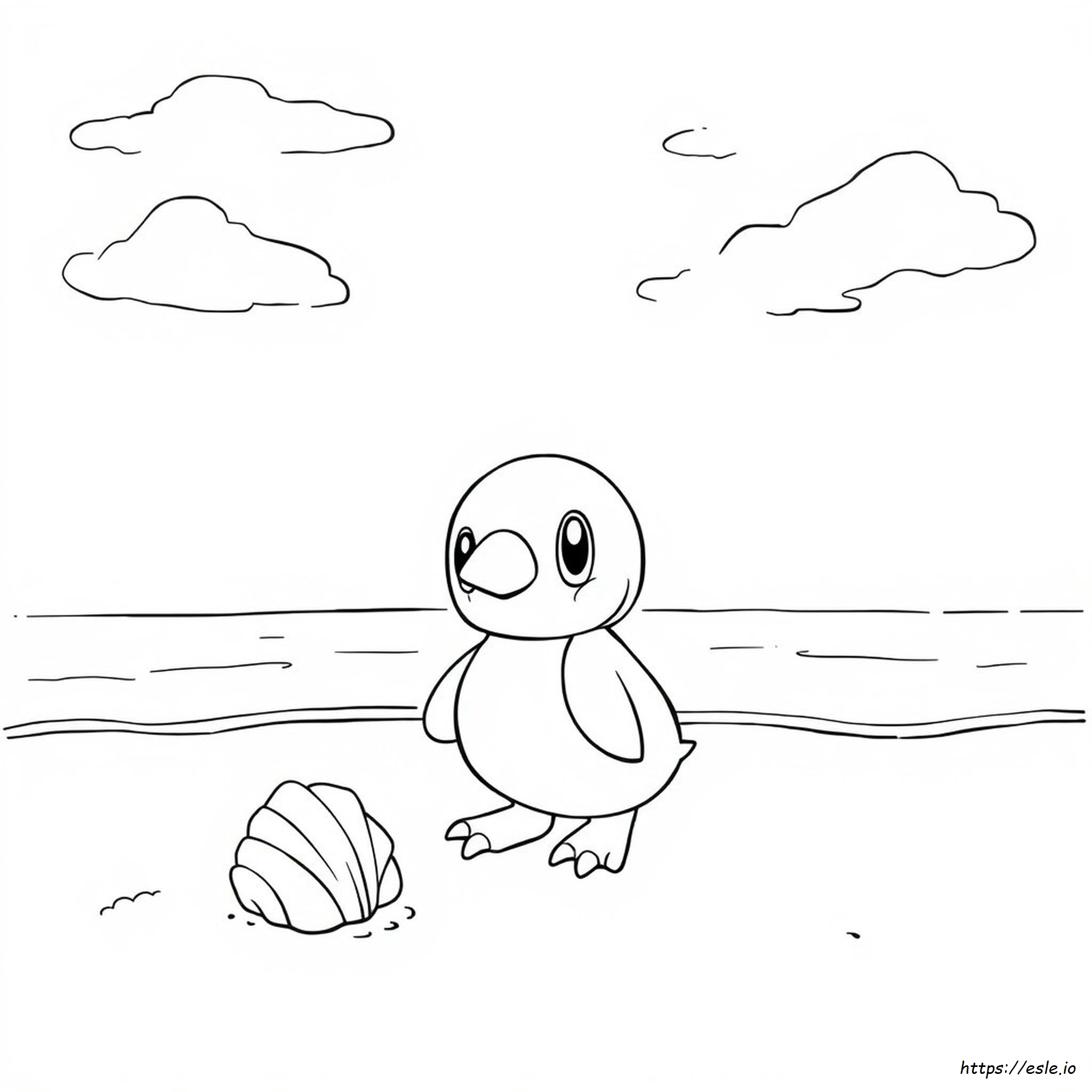 Piplup Pokemon Coloring Pages