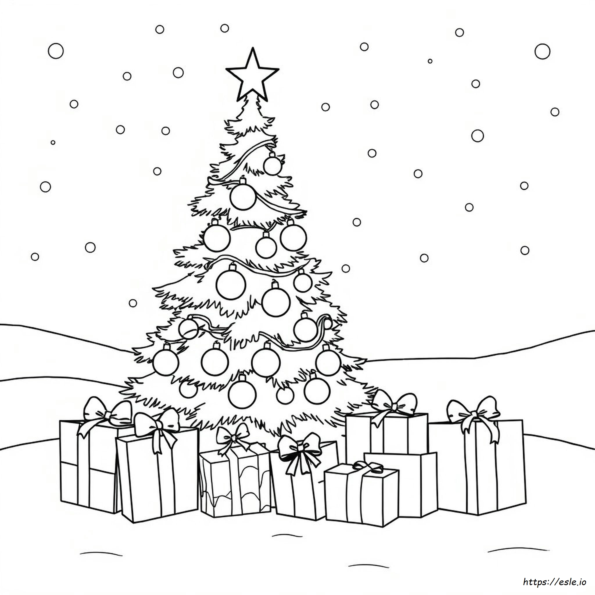 Free Printable Christmas Themed Coloring Pages