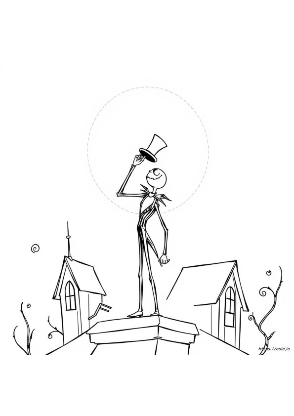 Pagene Da Colorare Di Jack Skellington