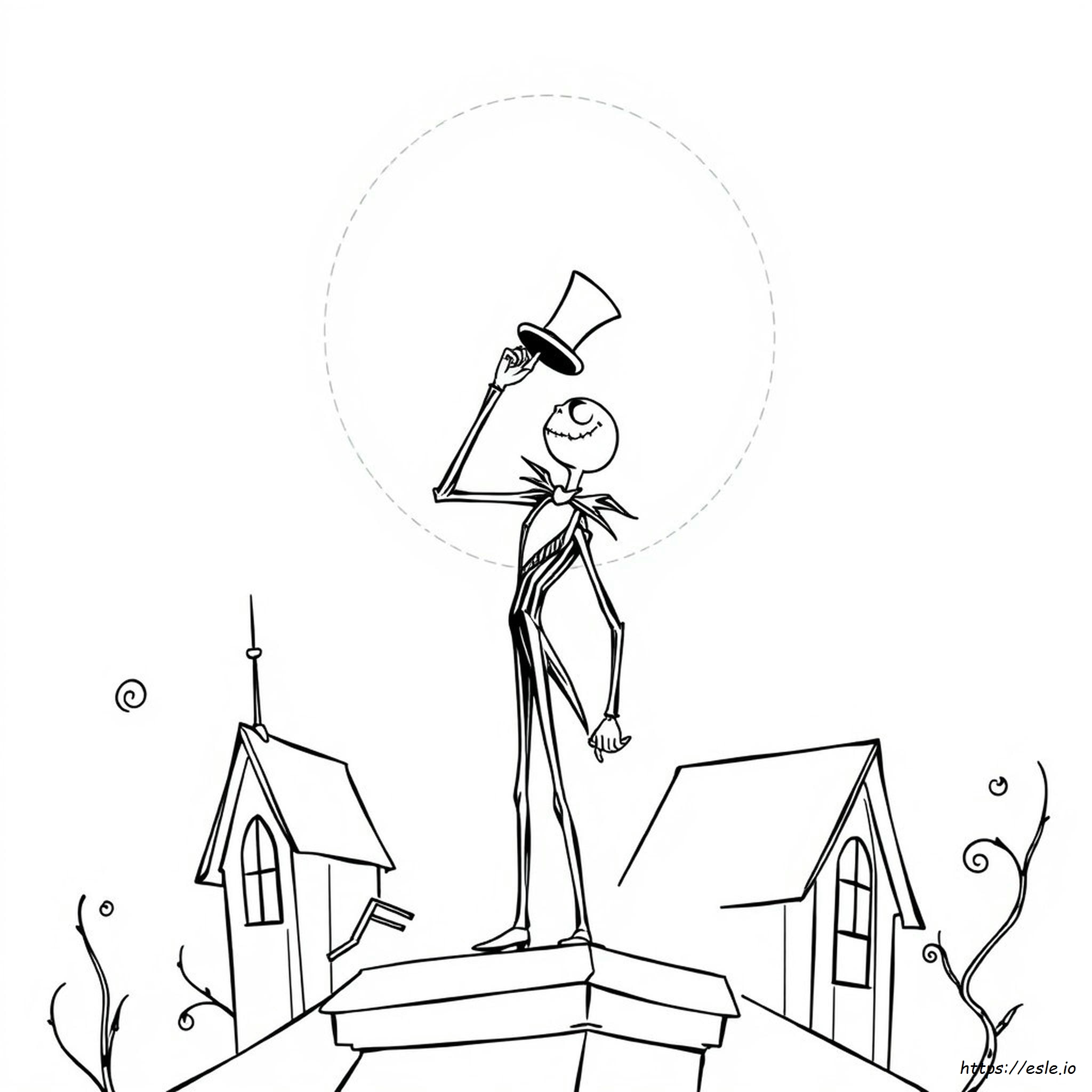 Coloring Pages Of Jack Skellington