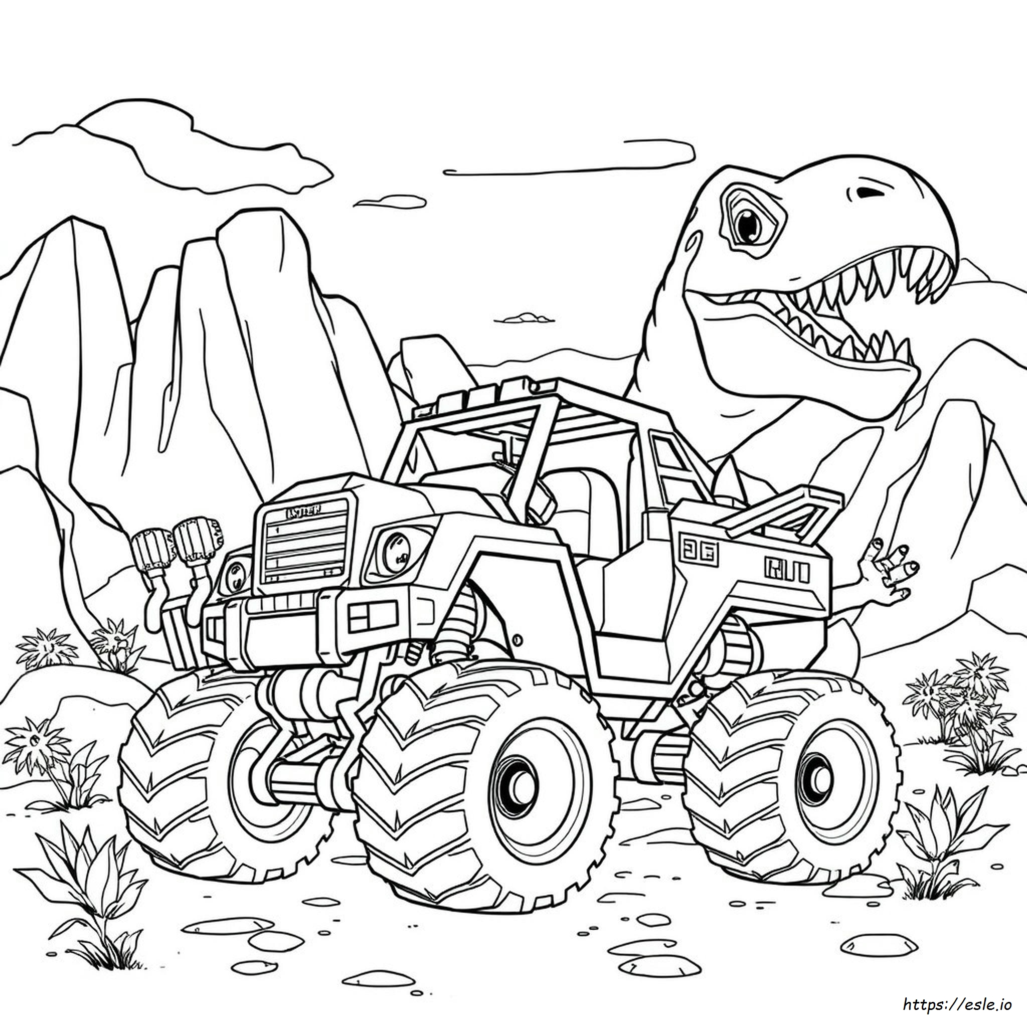 Dozer Dinotrux Coloring Pages